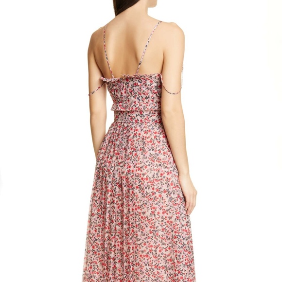 ROBERT RODRIGUEZ Cayana Pleated Floral Dress NWT 4 - Picture 7 of 8